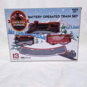 North Pole Express Battery Operated Train Set.